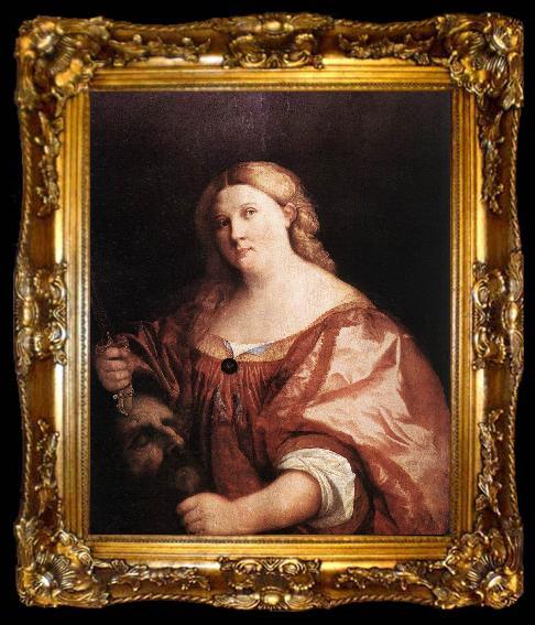 framed  Palma Vecchio Judith ag, ta009-2